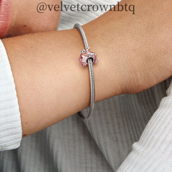 Pandora Flying Unicorn Pig Charm|Pendant - Picture 2 of 2